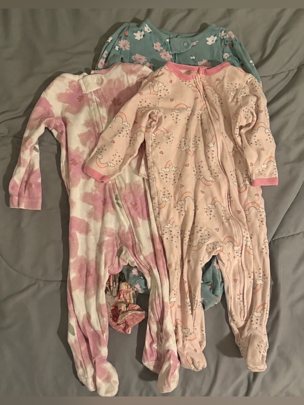 Great Condition! 3 Sets of Girls Pajamas 6-9 Months